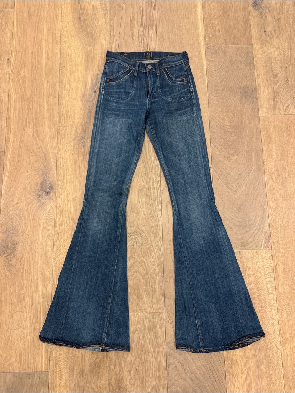 Citizens Of Humanity Dark Blue Flare Jeans